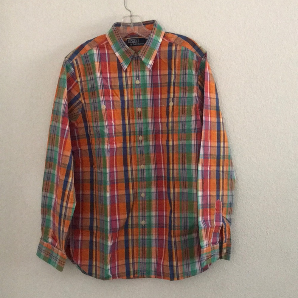 Men’s polo by Ralph Lauren button up size medium